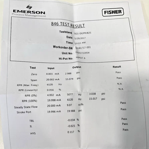 ตัวแปลงสัญญาณไฟฟ้า-ลมอุตสาหกรรมรุ่น Fishers 846 I2p 100 ของแท้ พร้อมตัวระบุตำแหน่ง DVC6200 - Product Image 2