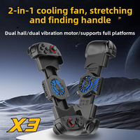 Control de Juego Universal X3, Gamepad Extensible de Mano, Joystick Dual Hall con Bluetooth para Accesorios de Teléfono Móvil IOS y Android