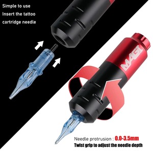Máquina de Tatuar Rotativa Ligera con Motor Personalizado de 4.0mm, Tipo Pluma Corta, RCA, para Arte Corporal y PMU - Product Image 5