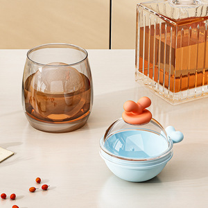 Rongda Amngent Ice Ball Mold Silicone Round Freeze Mold For Kitchen Storage With Lid Colorful Design - Product Image 2