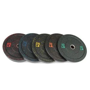 Plaques de poids en caoutchouc personnalisées avec logo pour salle de sport et usage domestique, 5kg/10kg/15kg/20kg/25kg, pour haltères - Product Image 6