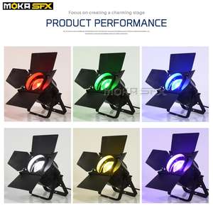 Moka-luces Par 4 en 1 COB de 80W, iluminación para escenario, teatro, iglesia, escenario - Product Image 3