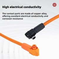 Kabel Interkoneksi Baterai HV Khusus 90 °   Harness Kabel Angled Energy Storage 1500V DC 300A untuk Modul Penyimpanan Energi