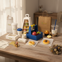 Gobelet à Chocolat Chaud à Emporter en Papier Kraft Recyclable de Qualité Alimentaire à Double Paroi avec Design Personnalisé