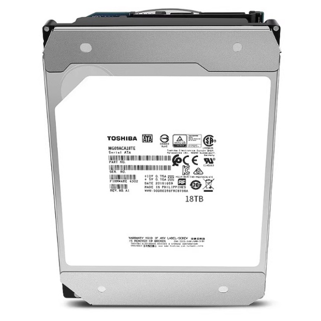 MG09ACA18TE 18TB Drive 7200 RPM SATA Internal Enterprise Server Hard Disk Used Silver Enterprise Server Hard Disk 7200 RPM