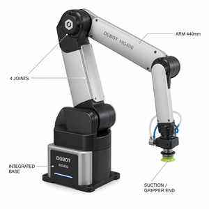 <span class=keywords><strong>Robot</strong></span> industriel 4 axes MG400 avec moteur PLC, capacité de charge/décharge de 750g, pour la préhension de petites pièces, cobot avec capteurs de sécurité, système complet - Product Image 4