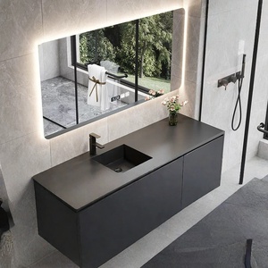 ตู้ห้องน้ำแบบอินทิเกรตพร้อมอ่างล้างหน้าแบบฝังในตัว - Product Image 3