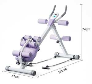 Appareil portable de musculation abdominale CZFIT avec écran LED, corde de traction et <span class=keywords><strong>banc</strong></span> d'exercices pour abdominaux et entraînement de force - Product Image 1