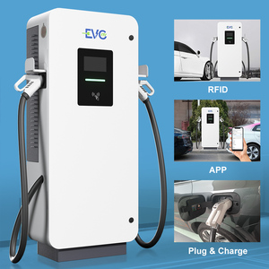 Nueva Estación de Carga Rápida para Vehículos Eléctricos (VE) Comercial OCPP1.6 Chademo Tipo 1 de 80-480kW 380V, Montada en Suelo para Exteriores, EVC D6 para la Industria Manufacturera - Product Image 5