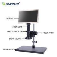 SANQTID TD-10A-1106 Optical Stereo All in One Microscope with Camera and Zoom Lens