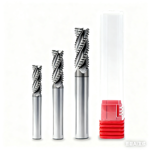 Tungsten <strong>Carbide</strong> Rough <strong>End</strong> <strong>Mill</strong> Coated 4-Flute HRC55 1-20mm Milling Cutter for CNC Machines OUMEIA Brand ODM/OEM - Product Image 6