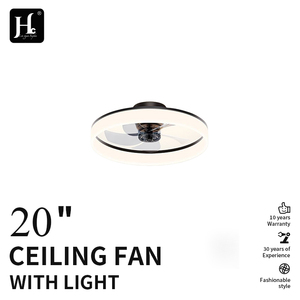 19.7-inch Decorative High Pendant <b>Light</b> Emitting Diode Small Chinese <b>Ceiling</b> Fan <b>Light</b> Strip&<b>Remote</b> <b>Control</b> Black Modern - Product Image 2