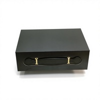 Caja de Regalo Plegable de una Pieza YZ, Caja de Embalaje de Cartón Duro para Ropa con Asa para Prendas y Regalos Corporativos