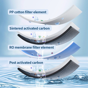 Nuovo Design Depuratore d'Acqua Alcalina a Osmosi Inversa da 1200 GPD Sottolavello per Uso Domestico e Alberghiero, Alimentato Elettricamente, in Plastica - Product Image 2
