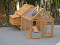 Offre Spéciale extérieur toit étanche poulaillers sapin bois grande taille durable cage à poulet en bois maison avec nichoir