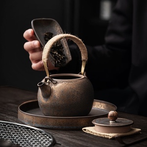 Msh Retro 475ml mạ vàng thiết kế gốm Kungfu ủ ấm trà cho phòng trà - Product Image 3