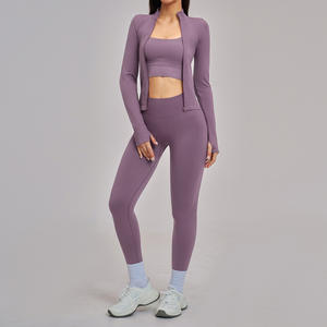 Nouveauté 2026 : Soutiens-gorge de sport confortables pour femmes, Vestes de fitness respirantes pour l'extérieur, Leggings taille haute, Ensemble de fitness et yoga pour femmes - Product Image 5