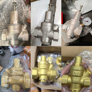 SS304 PN16 prv van điều chỉnh áp suất nước cho nước Dkv 304 thép không gỉ nước áp lực giảm van với pressue đo - Product Image 4