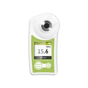 Refractómetro Digital Probador BRIX Digital Medidor de azúcar Probador de índice de refracción portátil para bebidas Zumo de frutas de huerto
