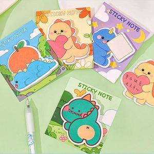 Bloc de Notas Autoadhesivo de Dinosaurios y Extraterrestres Multicolores de Alta Calidad para Uso en la Oficina - Para Tomar Notas y Planificar - Product Image 1