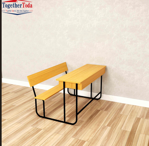 Proveedores de Fábrica de Muebles Escolares, Juego de Escritorio de Estudio de Madera para Niños, Escritorios y Bancos Escolares Unidos, Escritorio y Silla Duraderos - Product Image 5