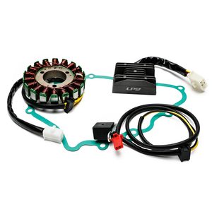Joint de redresseur de tension du stator pour <span class=keywords><strong>Kawasaki</strong></span> Ninja <span class=keywords><strong>500</strong></span>/R <span class=keywords><strong>GPZ</strong></span> 400 <span class=keywords><strong>500</strong></span> S 1988-2009 - Product Image 1