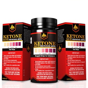 Nước tiểu kiểm tra Dải Nhà Phòng khám y tế tập thể dục lipolysis kiểm tra giấy Ketone cơ thể phát hiện cho chất béo mất qua biên giới cho phòng thí nghiệm sử dụng - Product Image 3