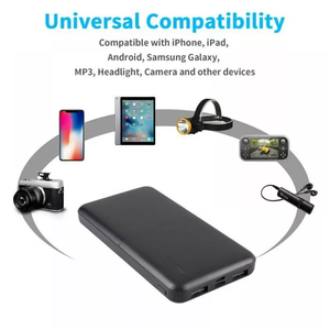 Thêm ngân hàng điện mỏng 10000 mAh bên ngoài pin gói kép <span class=keywords><strong>USB</strong></span> sạc di động cho iPhone 16 15 14 13 Galaxy S23 22 - Product Image 6