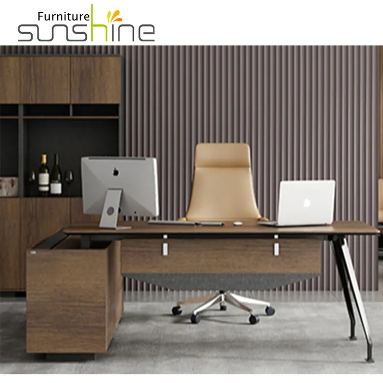 Hochwertige Luxus Holz Executive Office Computer Schreibtisch Möbel Modern