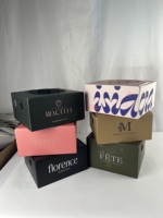 Boîte d'emballage de fleuriste avec logo personnalisé Boîte de livraison de fleurs et carte de remerciement, enveloppe pour colis de fleuriste