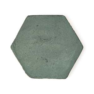 Piastrella esagonale Chroma Mist 10 in verde per decorazione di pareti e pavimenti - Product Image 4
