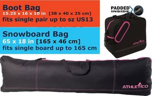 Sac à dos de voyage gratuit pour le snowboard et le ski, imperméable pour snowboards avec double amorti et protection supplémentaire - Product Image 4