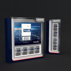 Expositor de Cigarrillos Acrílico con Sistema de Empuje, Organizador de Tabaco para Mostrador con Mecanismo de Avance Automático para Tiendas Minoristas - Product Image 1