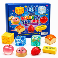 Coffret de jouets sensoriels Squishy Fun Box, kit de fidgets souples et extensibles, anti-stress, cadeau de fête, unisexe, 14 ans et plus