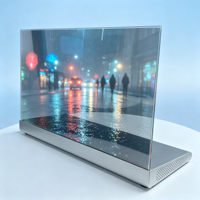 Écran OLED transparent de luxe de 30 pouces 1366*768, affichage publicitaire commercial OLED, écran tactile interactif, service OEM ODM