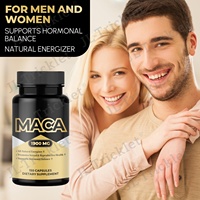 JULONG Supply Capsules à base de plantes Maca Ginseng Capsules végétaliennes et sans OGM Racine de maca noire