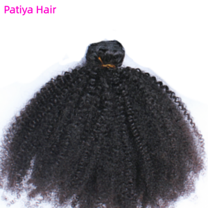 Cabello Afro Rizado 4C Popular para Personas Negras, Proveedor Chino <span class=keywords><strong>de</strong></span> Cabello Afro Kinky Natural Eurasio, Paquetes <span class=keywords><strong>de</strong></span> Cabello Humano Natural al por Mayor - Product Image 1