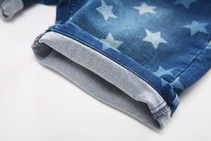 Pantalones Vaqueros y Shorts Deportivos de Mezclilla con Diseño de Estrella para Niños, Venta al Por Mayor - Product Image 5