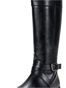 Bottes transparentes à talon fin de 17 cm pour pole dance, avec strass en cristal et diamant, montantes jusqu'au genou, à fermeture éclair, pour l'hiver et l'automne - Product Image 1
