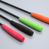 Jouet pour chat en forme de canne à pêche, télescopique à quatre sections, en plastique, rétractable, avec couleur personnalisable