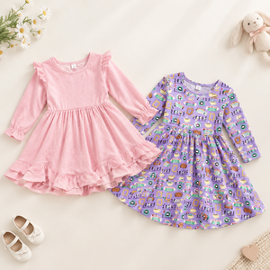 Abiti di Alta Qualità per Bambine, Vestiti Eleganti in Pizzo con Volant, Design Personalizzato per Neonate - Product Image 4