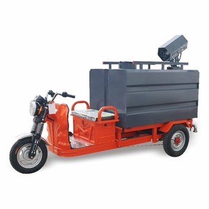 Pulverizador de Agua Eléctrico de Tres Ruedas con Cañón de Niebla para Control de Polvo en Obras de Construcción - Product Image 1