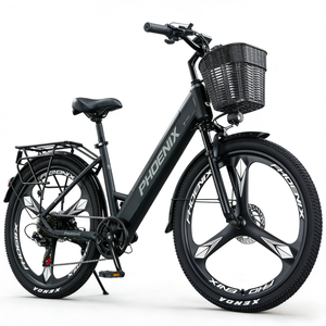 Bicicleta Eléctrica con Rueda Integrada, Motor sin Escobillas de 48V 350W, Batería de Litio, Suspensión Delantera/Trasera, Venta Directa de Fábrica - Product Image 4