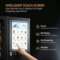 Máquina Expendedora Automática de Snacks con Lector de Tarjetas, Pago con Monedas, Pago por Código QR y Sistema de Gestión en la Nube IoT