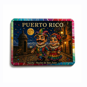 Abridor de Botellas de Cerveza y Magnético para Refrigerador de Aleación de Zinc, Personalizado de Fábrica, Recuerdo del Festival de la Máscara de <span class=keywords><strong>Sanse</strong></span> Vejigante de Puerto Rico, Venta al por Mayor - Product Image 4