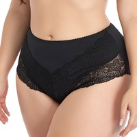 Culottes Quotidiennes Personnalisées pour Femmes Mûres, Sexy, Taille Moyenne, Grande Taille, en Nylon Tricoté Uni