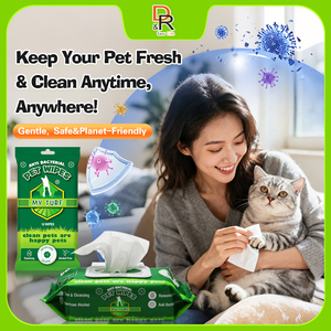 Lingettes nettoyantes pour animaux de compagnie à faible quantité minimale de commande pour le nettoyage de la boue des pattes du <span class=keywords><strong>chiot</strong></span> - Product Image 2