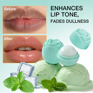 Bálsamo Labial en Forma de Rosa con Menta Dulce Natural, Repara los Labios Agrietados, Mejora la Aspereza y la Sequedad, Hidratación Profunda y Duradera, OEM ODM - Product Image 3
