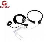 Grosir Headset Getaran Tenggorokan KTM-01 dengan Mikrofon PPT Lubang Suara Radio Walkie Talkie Dua Arah Baofeng Wouxun