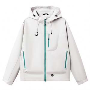 Chaqueta Impermeable para Senderismo con Logotipo Personalizado, Chaqueta de Invierno Unisex con Capucha, Cortavientos para Hombre, Chaqueta de Exterior - Product Image 6